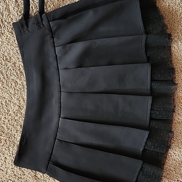 pleated skirt with tulle - Picture 3 of 6